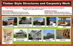 Timber Style Structures and Carpentry Work