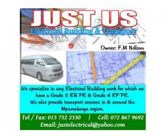 Just Us Electrical Building & Transport