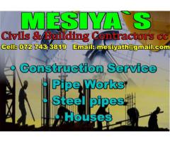 Mesiya`s Civils & Building Contractors cc