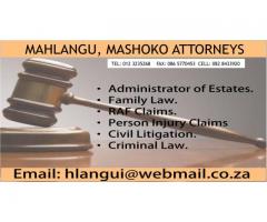 Mahlangu, Mashoko Attorneys
