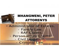 Mhangweni, Peter Attorneys