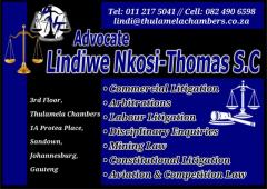 Advocate Lindiwe Nkosi-Thomas S.C