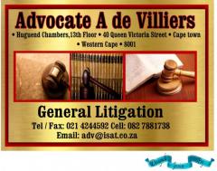 Advocate A de Villiers