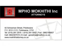 Mokhithi Attorneys Inc