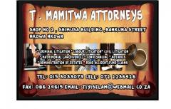 T . Mamitwa Attorney's