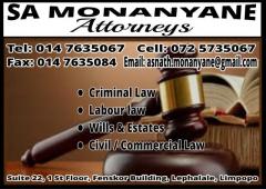 SA Monanyane Attorney