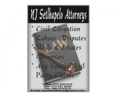 NJ Setlhapelo Attorneys