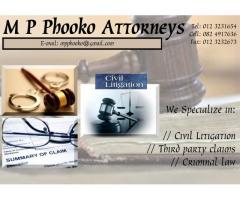 M P Phooko Attorney