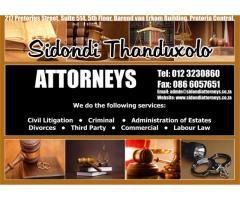 Sidondi Thanduxolo ATTORNEYS