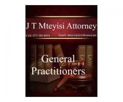J T Mteyisi Attorney