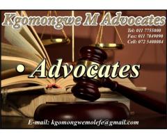 Kgomongwe M Advocates