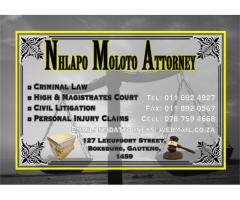 NHLAPO  MOLOTO  ATTORNEY