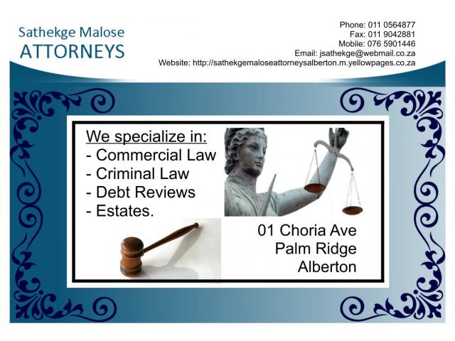 Sathekge Malose Attorneys