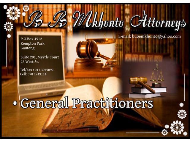 B B Mkhonto Attorneys