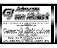 Advocate G J van Niekerk