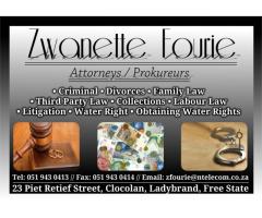 Zwanette Fourie Attorneys / Prokureurs